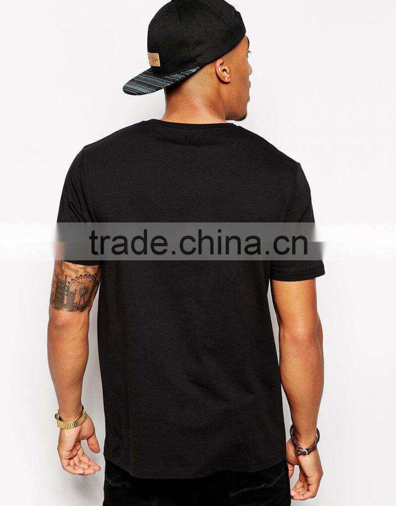 Hot selling man plain short sleeve new t shirt design