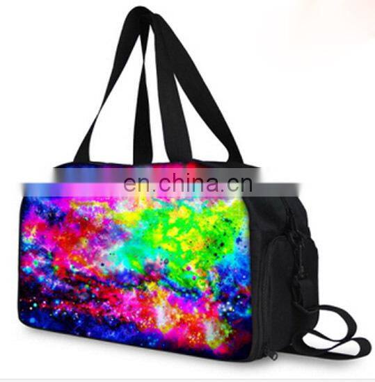 2015 new fashion popular stylish 3d bling sport bag