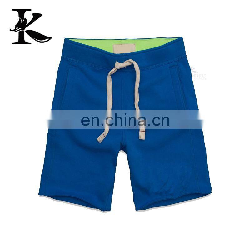 collection Cotton Spandex Casual Short Pants Navy Blue Color Straight Shorts