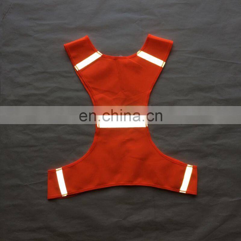 2017 hot sale 100 gsm orange mesh running vest