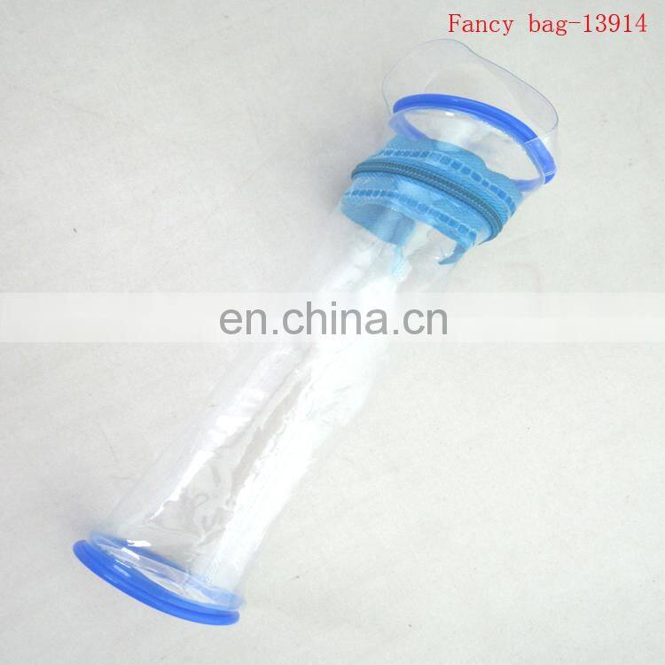 Custom PVC Transparent School pencil bag CHEAP Wholesale