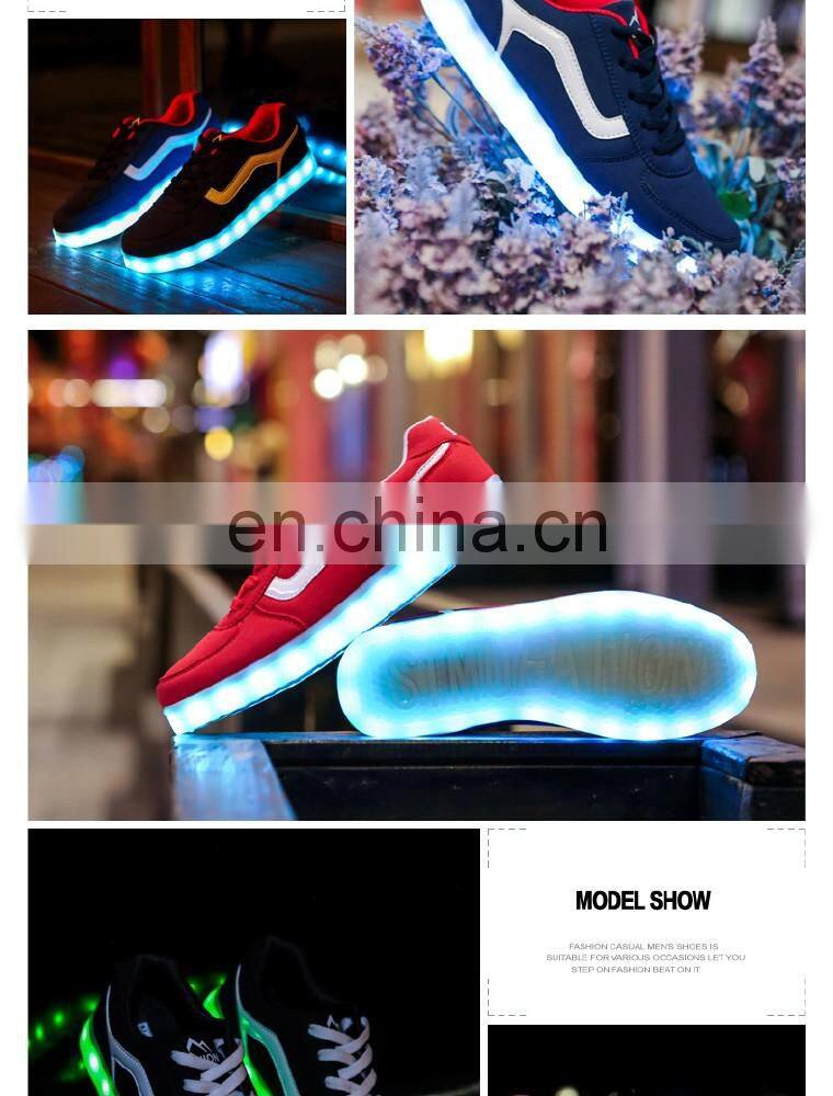 Latest Hot sale Womens night club casual shoes USB Rechargeable LED Shoes Sneakers Wholesale Mens footwear