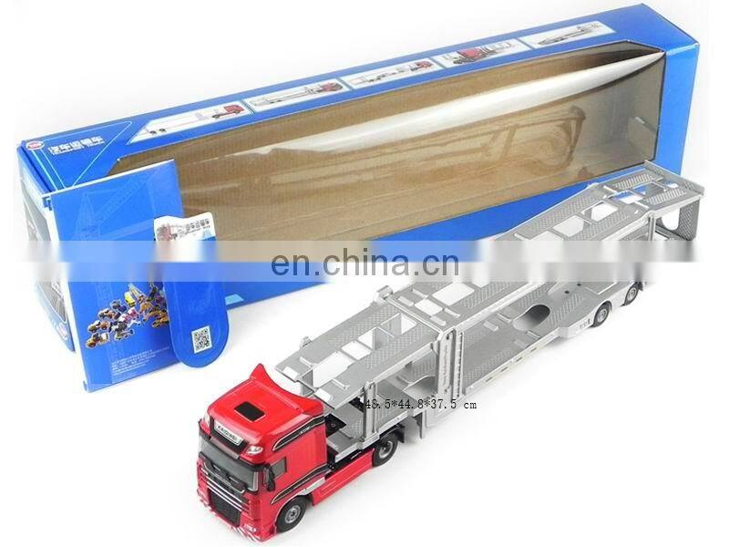 1:50 die cast metal toy model transport truck factory