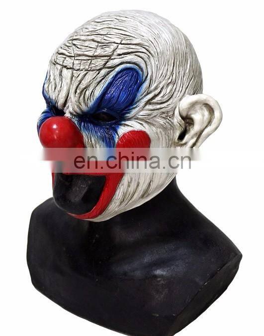 Carnival Clown Cosutme Rubber Latex Mask for Party Decoration