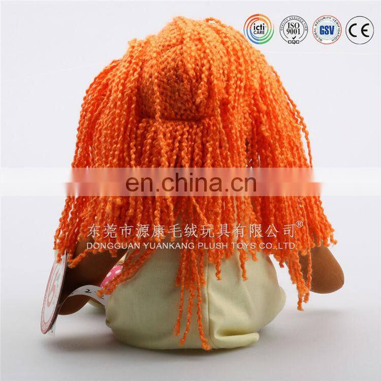 OEM design high quality EN71 tested plush classic clothing doll toys