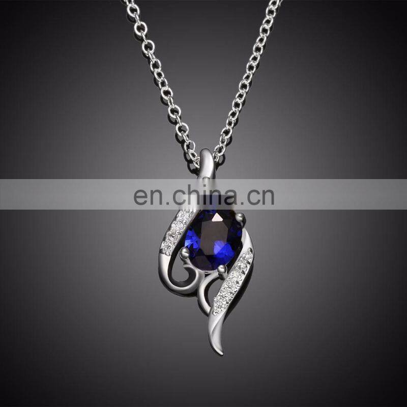 New arrival jewelry rhinestone silver necklace special designs for party