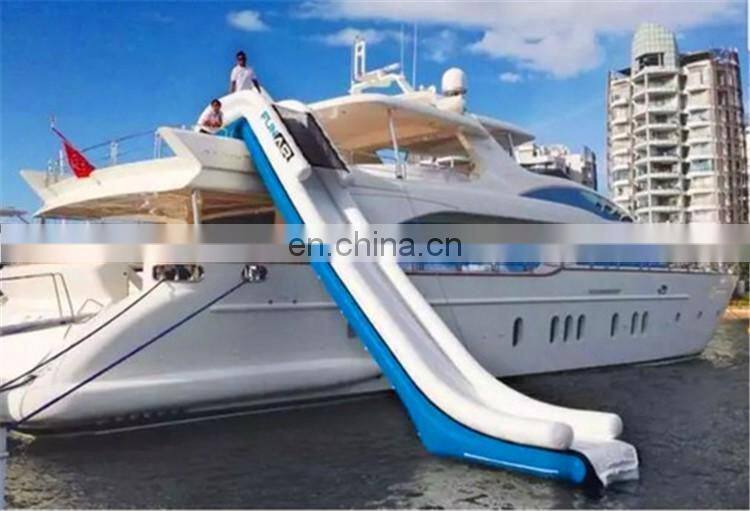 Adult luxury yacht inflatable water stair slide price