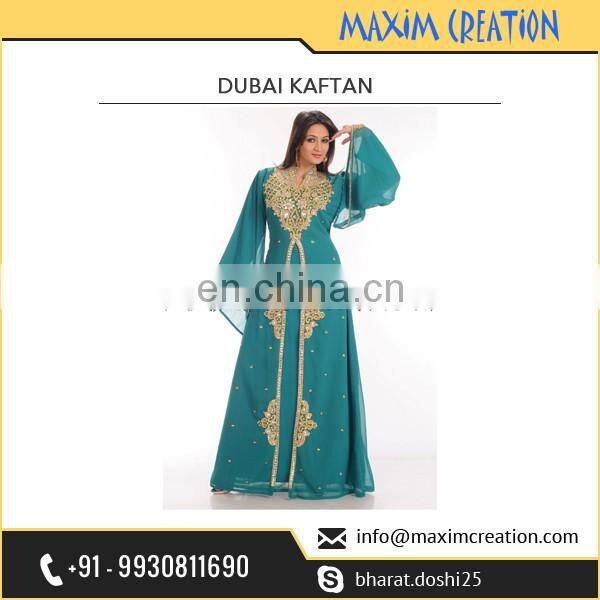 Traditional Stylish Printed Kaftan of Various Size and Colour Sold by Leading Fashion House from India