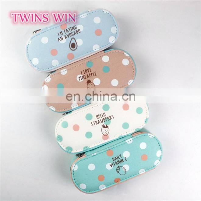 High grade custom mluti-colored canvas case for glasses ,Factory price promotion branded glasses case made in china