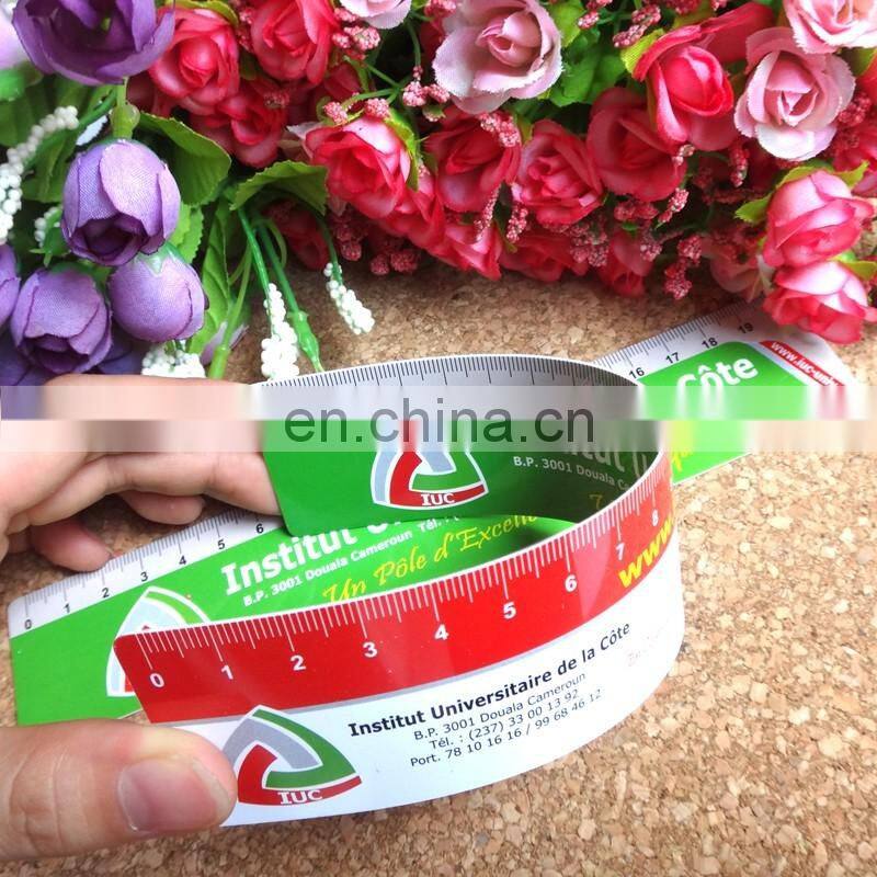 Made in China custom making plastic flexible scale ruler