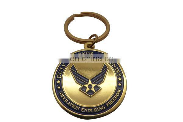 Promotion metal embellishments for crafts keychain