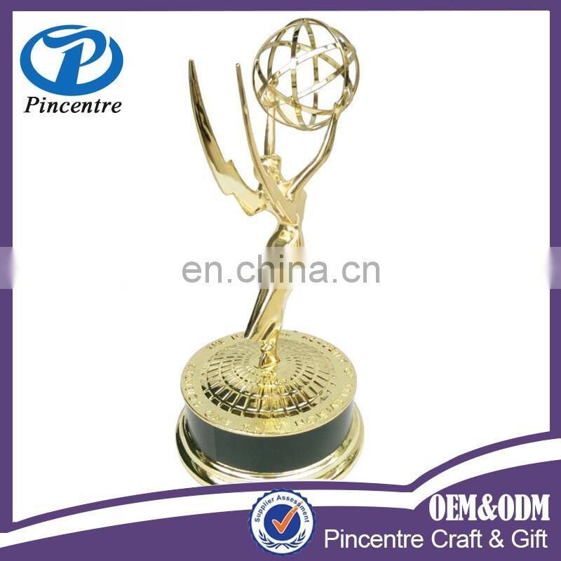 wholesale crystal replica America music award trophy with wood base
