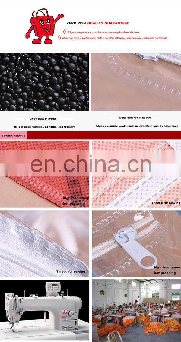 PVC Makeup Case Organizer clear pvc zipper pouch bag