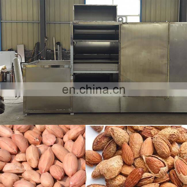 High Capacity Automatic Peanut Pistachio Hazelnut Almond Roasting Machinery Nuts Roaster Machine