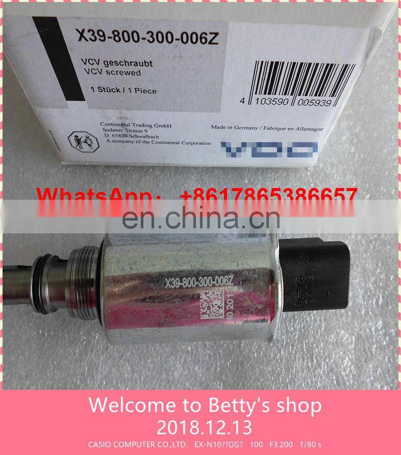Common Rail Pump Volume Control Valve X39-800-300-006Z,orginal,brand new X39800300006Z