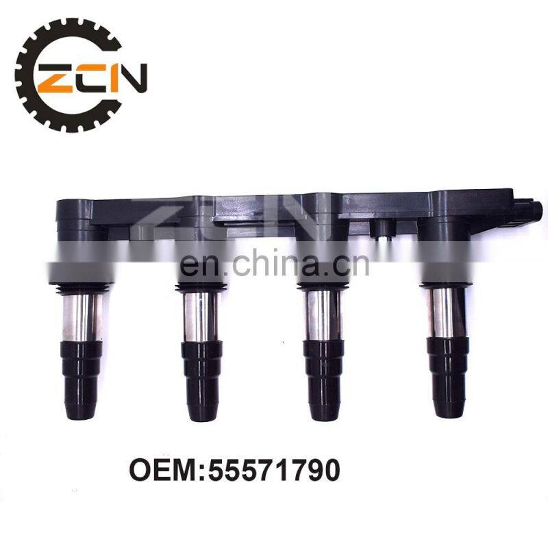 Auto High quality Ignition coil OEM 55571790 For Cruz1.6 Sonic Trax Aveo Pontiac G3