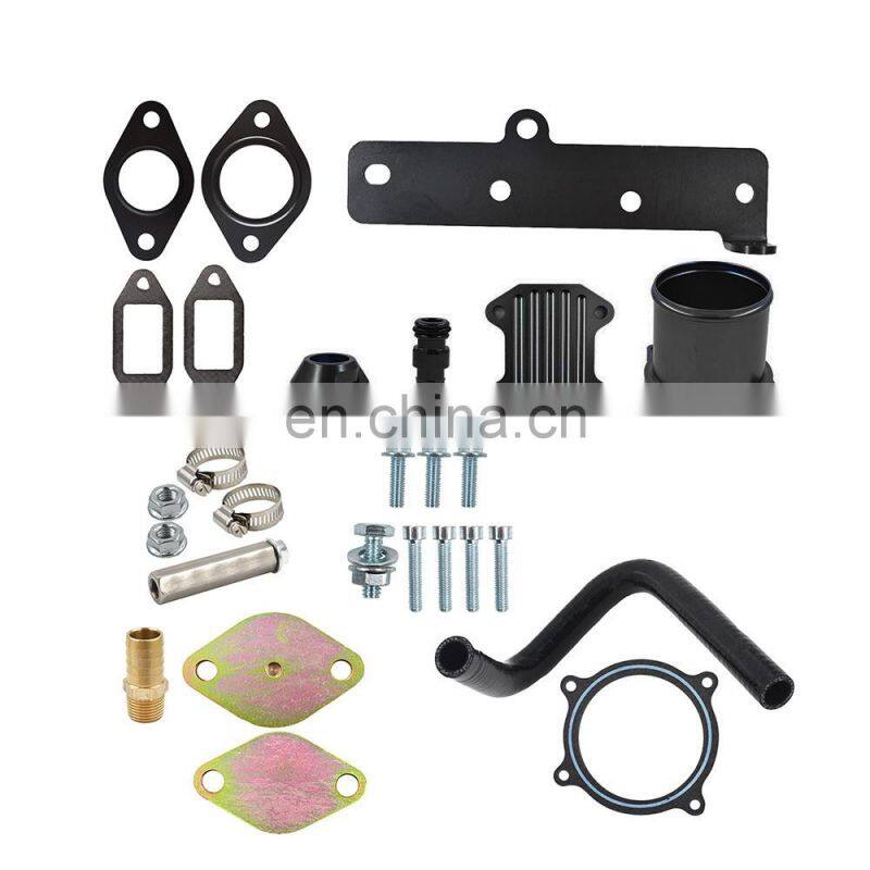 EGR Cooler & Throttle Valve Delete Kit For 2013-2018 Dodge 6.7L Cummins Diesel
