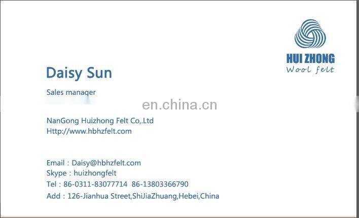 1-5mm thickness polyester felt from China supplier