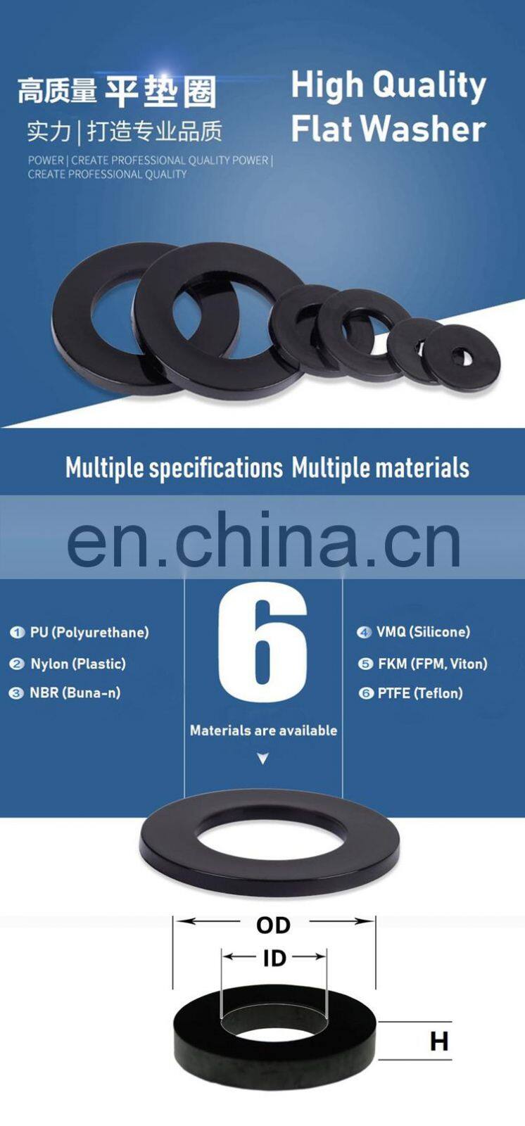 High Temperature Gasket Rubber Waterproof Gasket Food Grade Silicone Gasket Rubber O Ring Washer