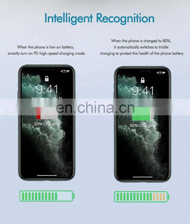 2021 Portable Mobile Phone Fast Charging Adapter Mini USB-C PD20W Charger For iPhone 12 PD 20W charger