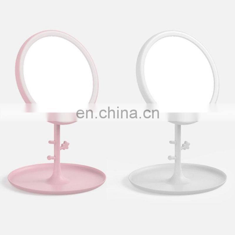 New Style Table Desktop Led Light Makeup Cosmetic Mirror