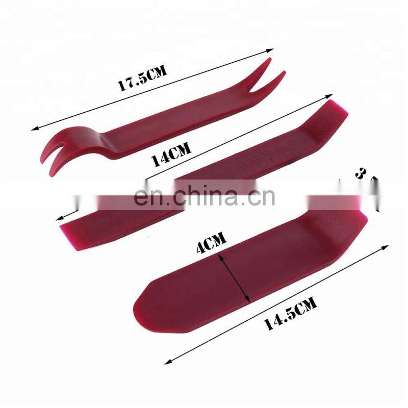 4Pcs Plastic Car Door Plastic Trim Panel Clip Remove Tool Dash Radio Installer Removal Open Pry Repair Tools