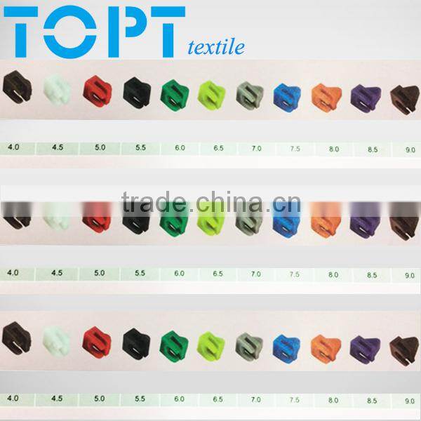 colorful gauge block for roving frame machinery