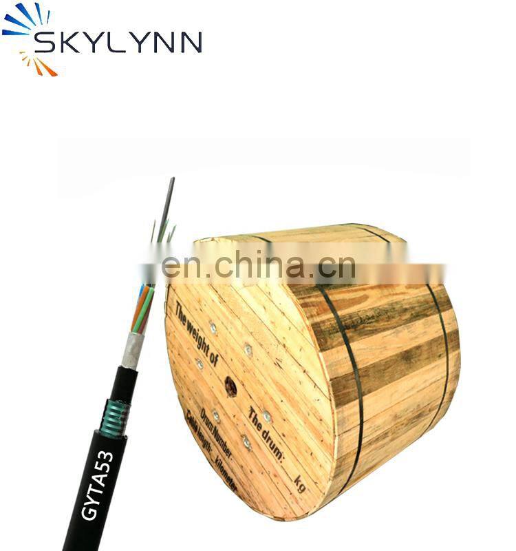 direct burial fiber optic gyta53 singlemode g655 g652d types 2 4 8 12 16 24 32 core multi mode gpon optical fiber cable roll