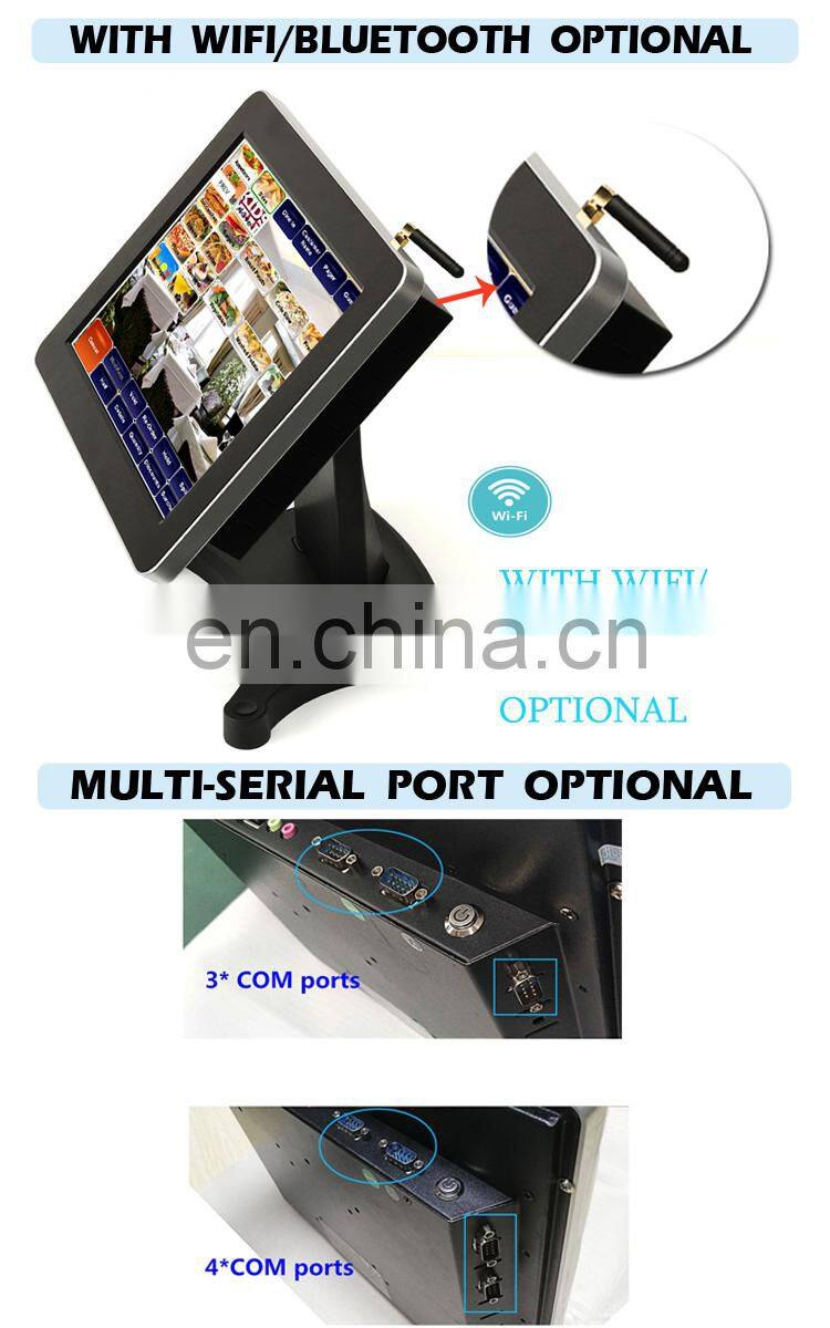 Flat screen design 12 15 17 Inch Restaurant Pos printer Machine Price