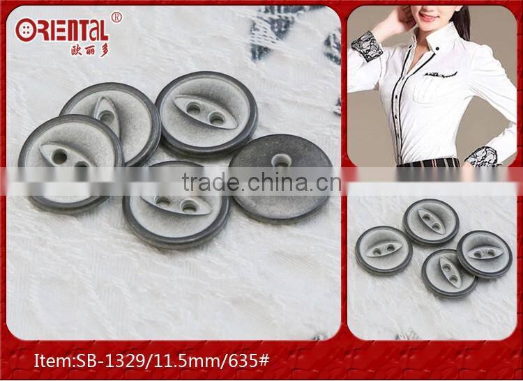 2 holes metal sewing button for shirt