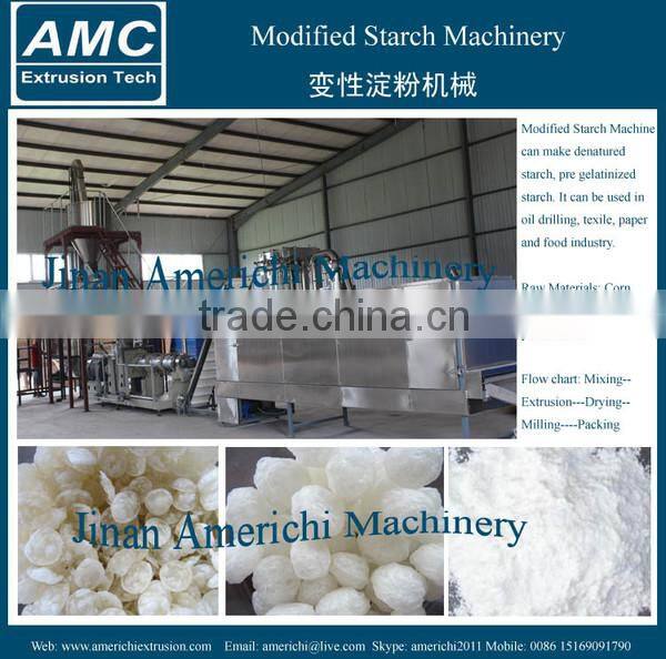300kg/h pre gelatinized starch extruder