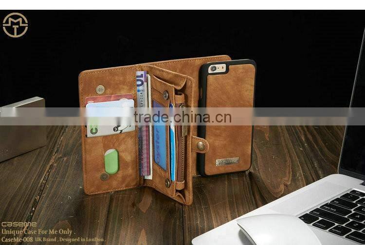 Wallet leather case for iphone 6, Multi-function case for iphone 6