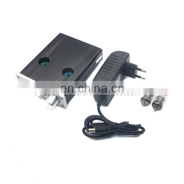 ZHILAI D2 HIFI Digital Audio Preamp 6J1 Valve Tube Preamplifier Dual Channel Treble Bass with Power Adapter Silver