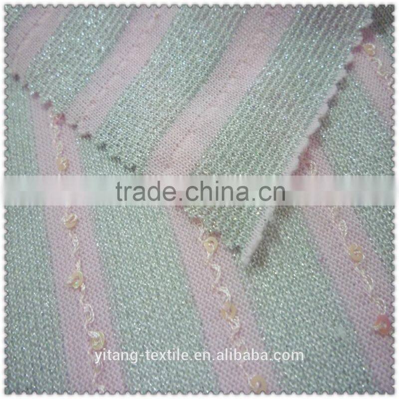 Sequin knit fabric