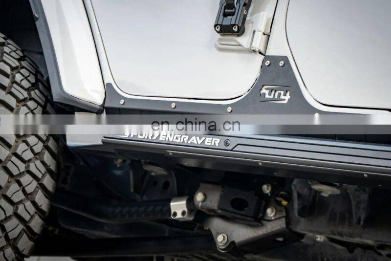 Furyengraver side step bar with light for Jeep wrangler JL Running boards Nerf bars for Jeep from Maiker