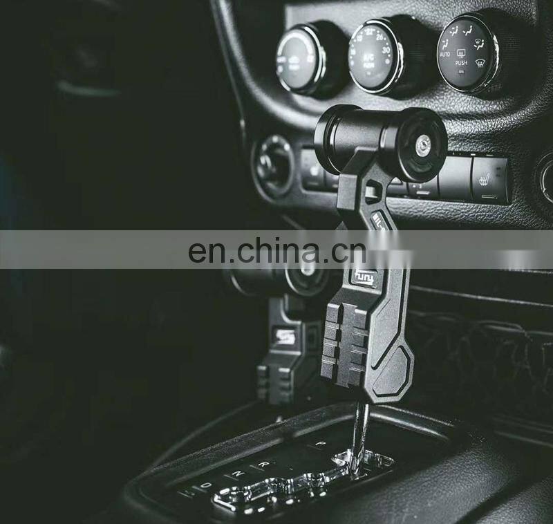 Furyengraver gear lever kits car shift knob handle for Jeep wrangler JK 2007+ shifter  4x4 accessories