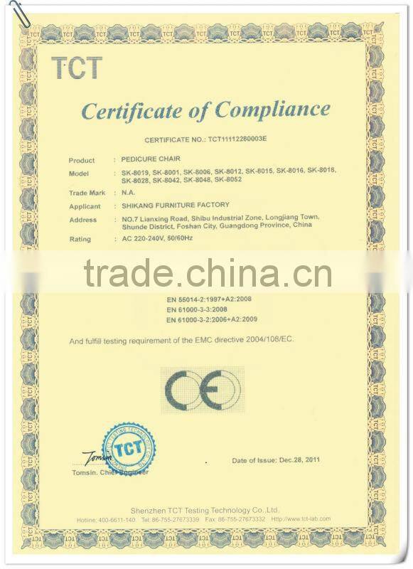 Salon manicure massage nail spa pedicure chair