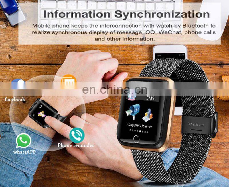 LIGE BW0063 Women Smart Watch Sport Bracelet IP67 Waterproof Heart Rate Monitor Watch Led