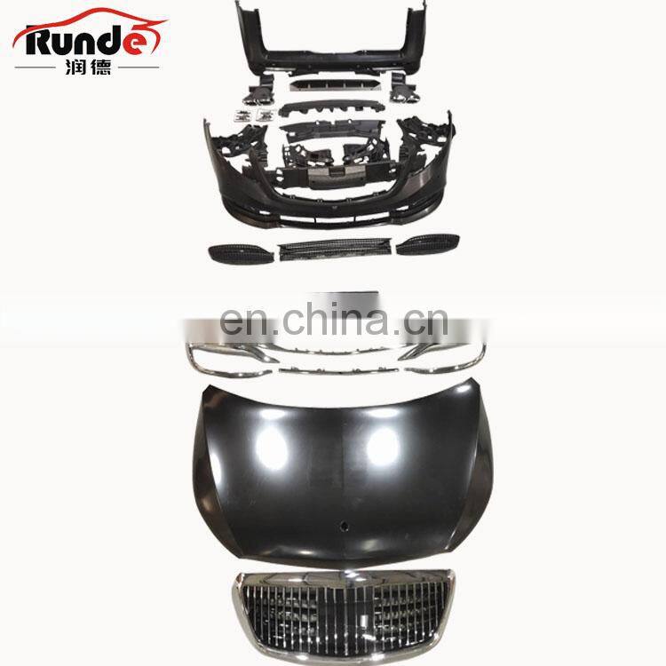 RUNDE W447 May-back Style Body Kits Including Bumper Side Skirt Hood For Mercedes BENZ W447 V250 V260