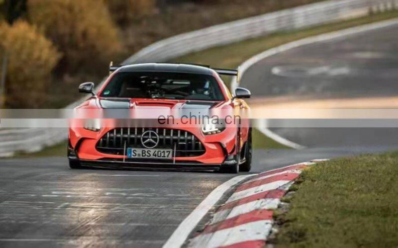 Runde Black Series For Mercedes-Benz Amg GT GTS GTR Upgrade BS Style FRP+Carbon Body Kit Front Rear Bumper Spoiler Fender Hood