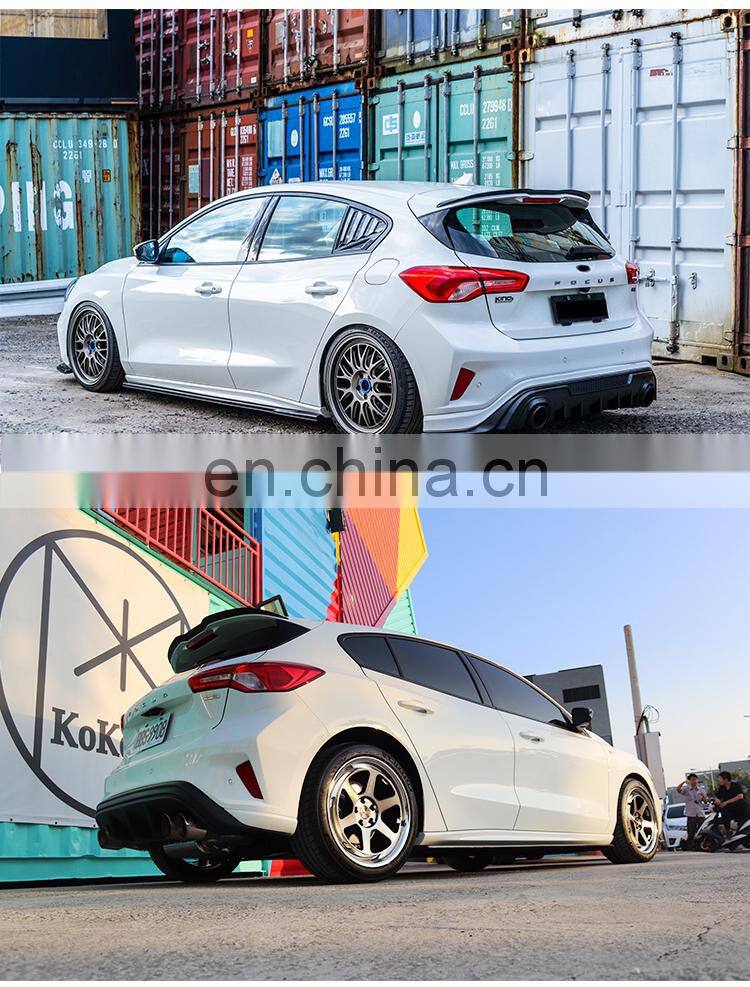 Runde Original Car 1:1 Customization For 19-21 Focus St-line Front Shovel Side Shovel Sport Top Wing Body Kit