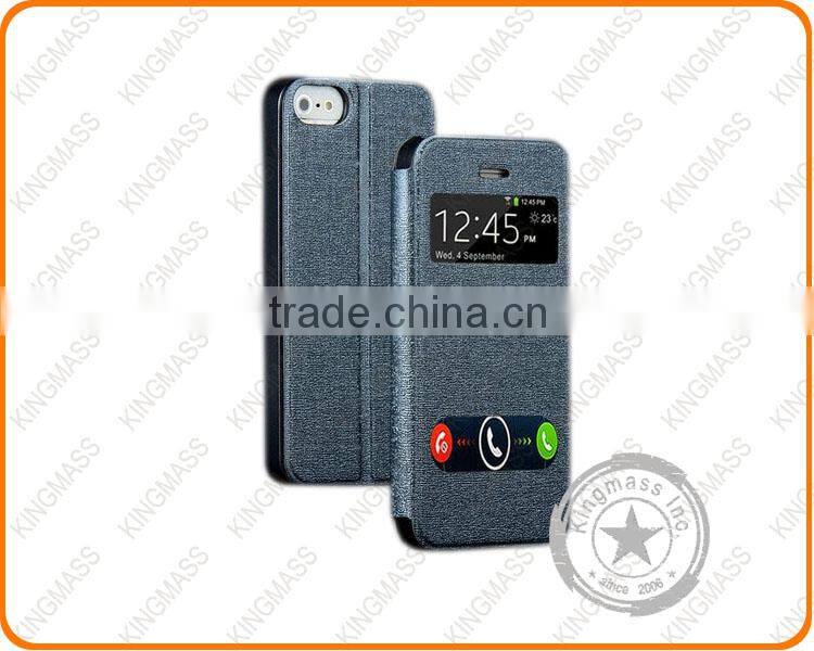 2 in 1 leather case for iphone5 5s with phone stand