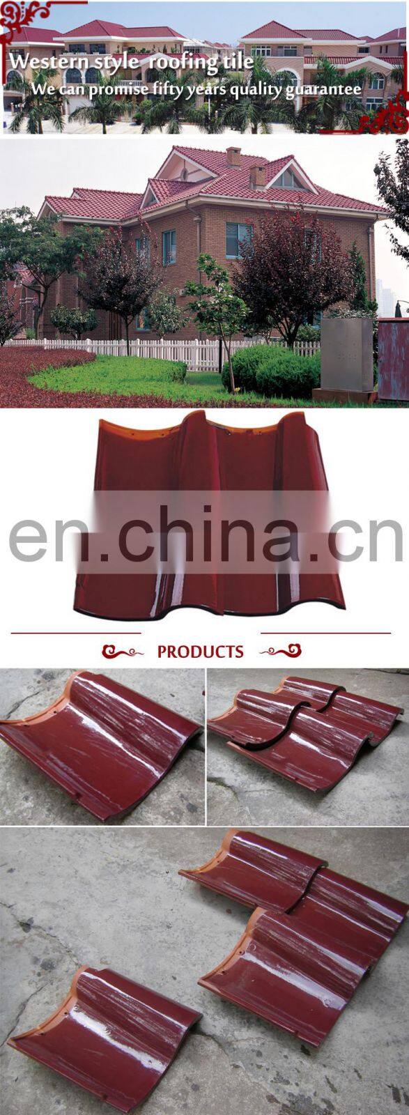 S1 ceramic roof tile/terracotta red roof tile/spanish clay roof tile