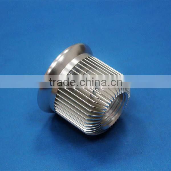 Black anodized oem precise aluminum heatsink parts