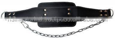 High Quality Wholesale price Leather Power weight lifting Dipping Back Support Belts Power weightlifting Dipping Belt