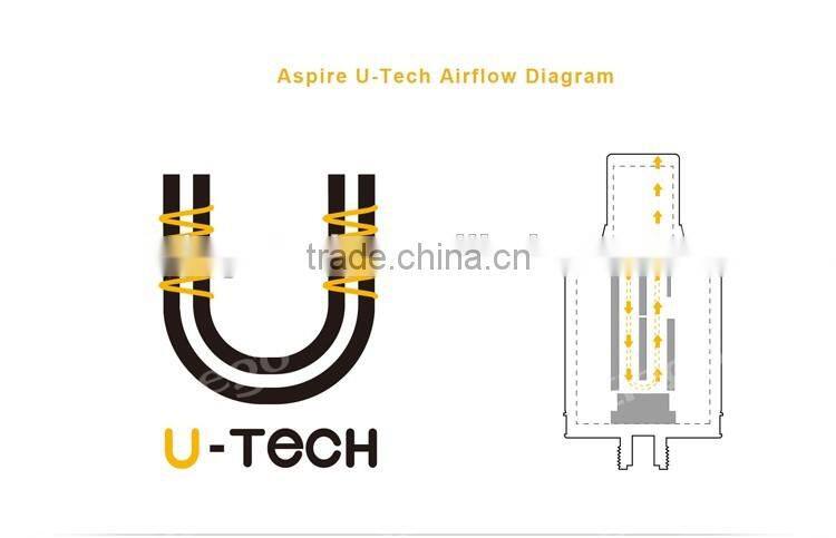 2016 new vape Aspire atomizer tank Nautilus X 2ml tank with 3 colors stock offer