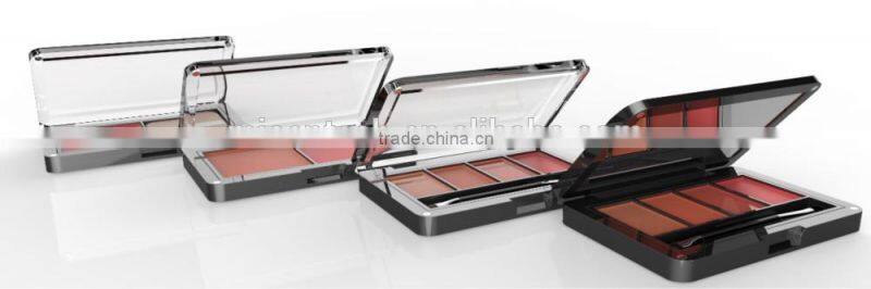 Square compact with mirror