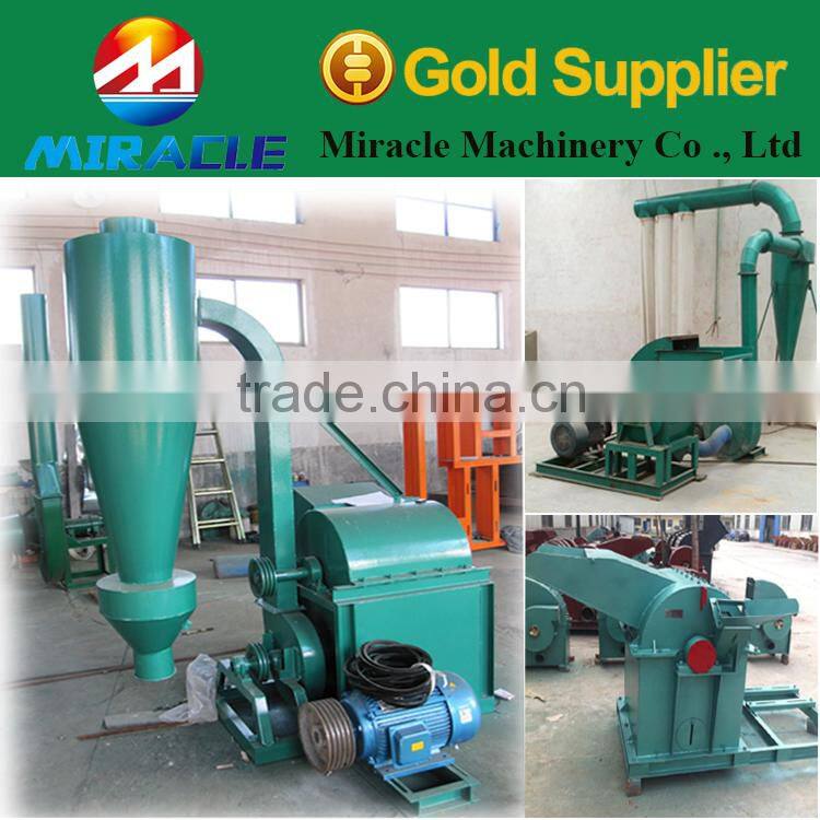 Crusher machine of wood process for wood pallet block making machine