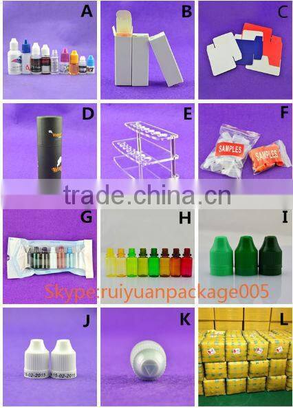 e-juice e-liquid flavors bottle plastic form Guangzhou Ruijia