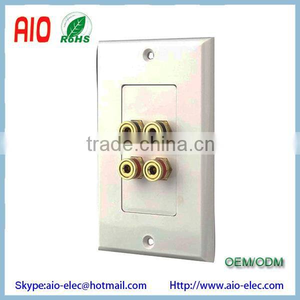HDMI RGB RCA Connector female Component Combo Wall Plate